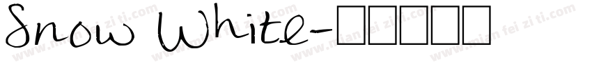 Snow White字体转换